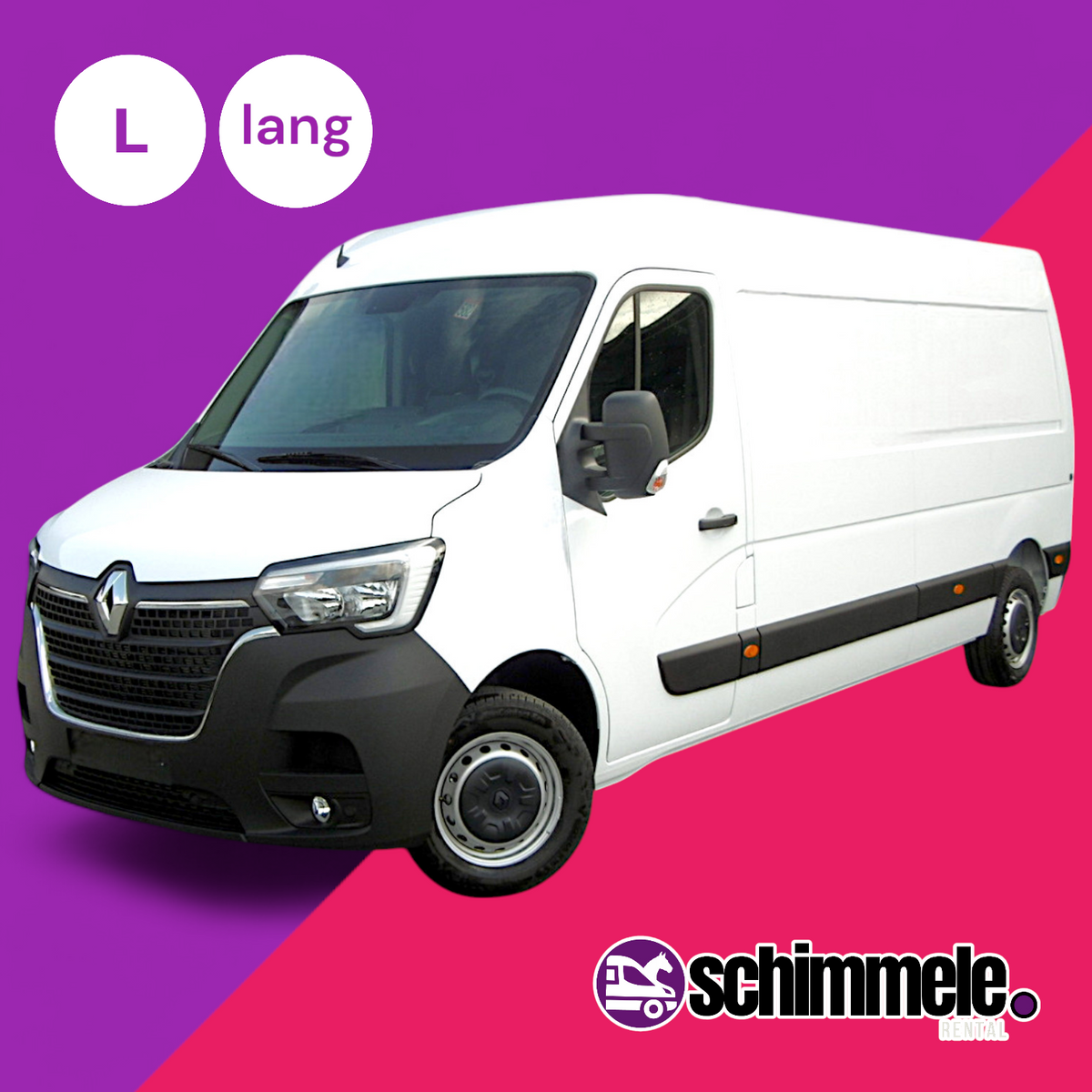 L-Transporter | Kastenwagen lang 3.5t als Renault Master oder ähnliches Fabrikat/Modell